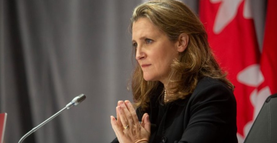 Finance Minister Chrystia Freeland