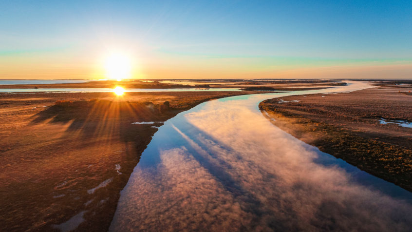 The Saskatchewan River Delta from above