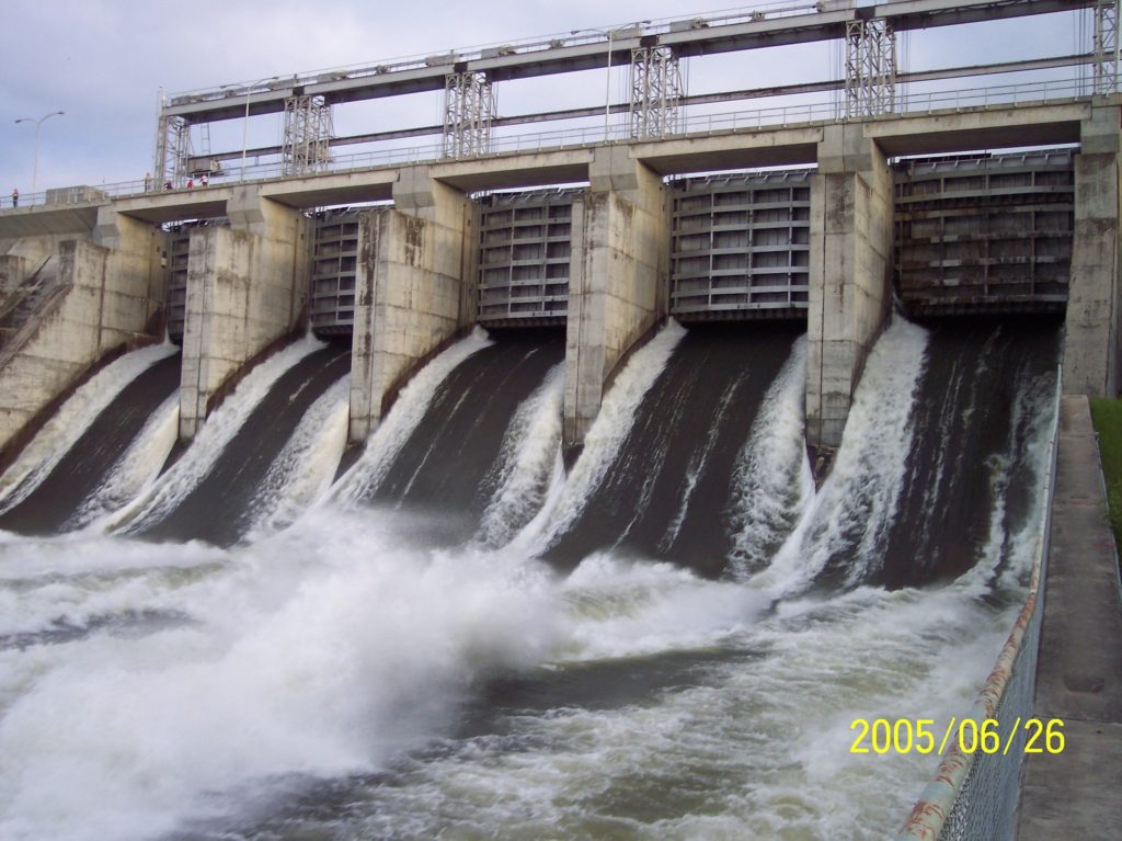 E.B Campbell Dam Spillway